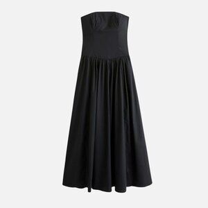 Abercrombie & Fitch Black Strapless Dress